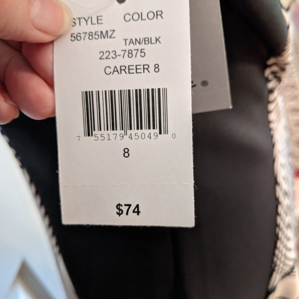 Danny & Nicole Sleeveless Dress NWT - Picture 5 of 7
